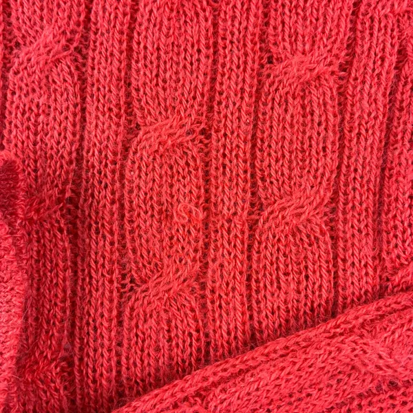 Banana Republic Sweater Womens L‎ Red 100% Alpaca Cable Knit Crew Neck Pullover - Image 11