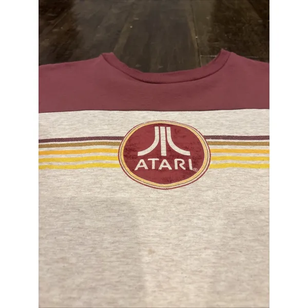 Vintage Atari Sweatshirt Retro‎ Gamer Pullover Crew Neck~Size Youth? Large - Image 2