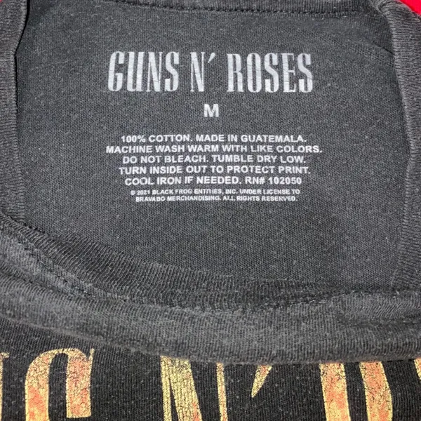 Guns N' Roses Graphic T-Shirt Women‎ M Sweet Child O' Mine Rock Band Thrashed - Image 8