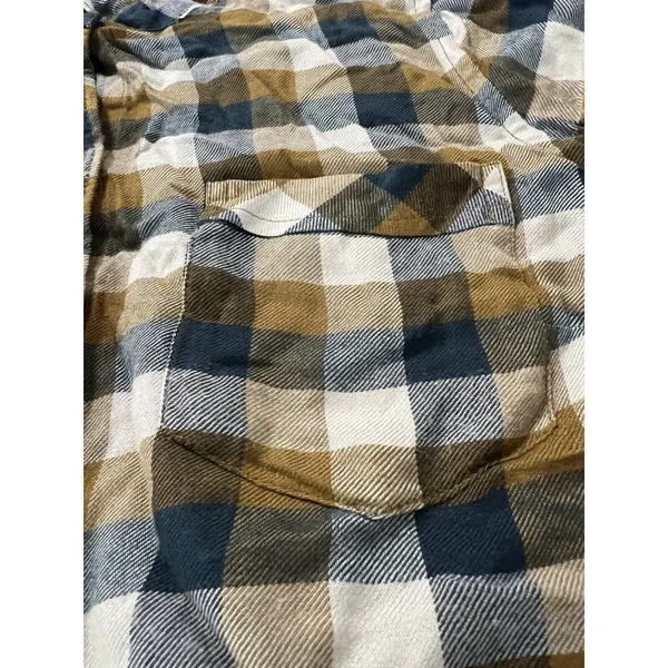 Lucky Brand Shirt Women Size Small Button‎ Up Plaid Back Buttons Preppy Modern - Image 11