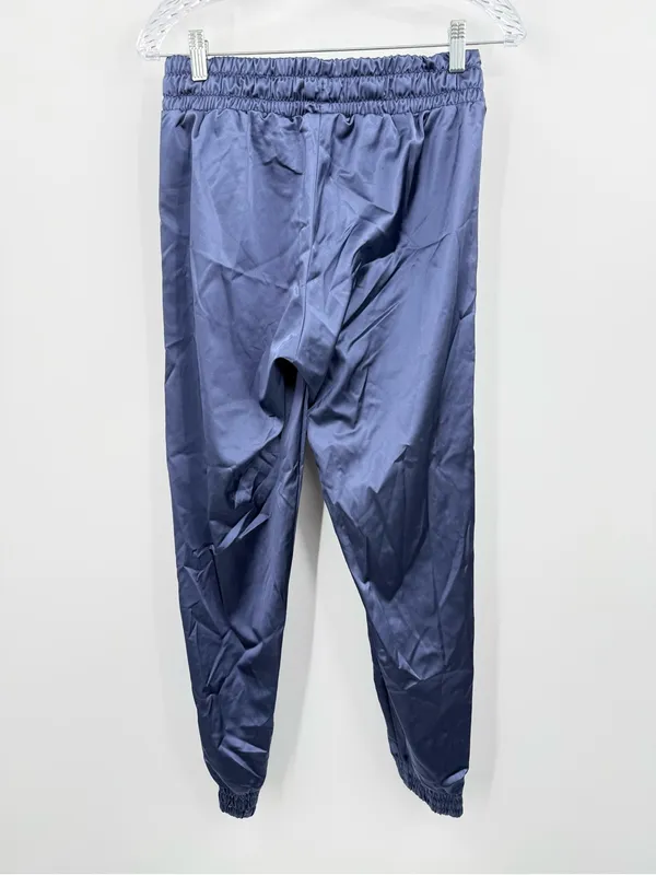 Nike Women's Air Satin Purple Indigo Track Pants Size Small - Image 3
