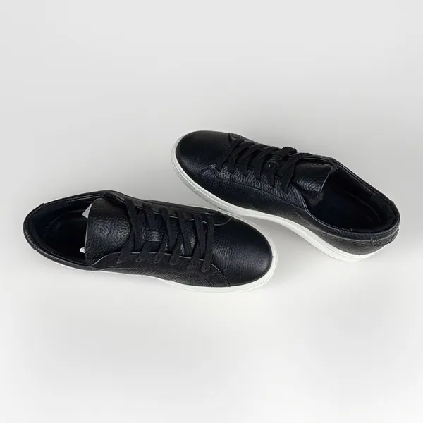 Women's Leather Ecco US 6./EU 37 Black Leather Soft Sneakers Comfort - Image 4