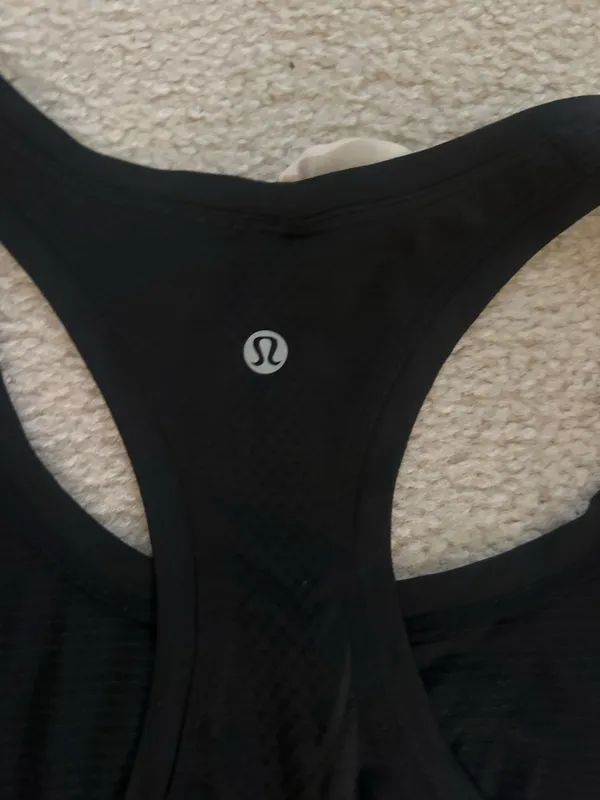 black lululemon swiftly tech tank top  - Image 2