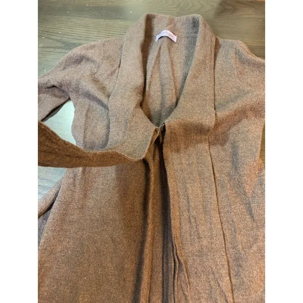 Brunella‎ Gori Merino Wool Cardigan Brown Sweater Women's Medium Boho Artsy - Image 8