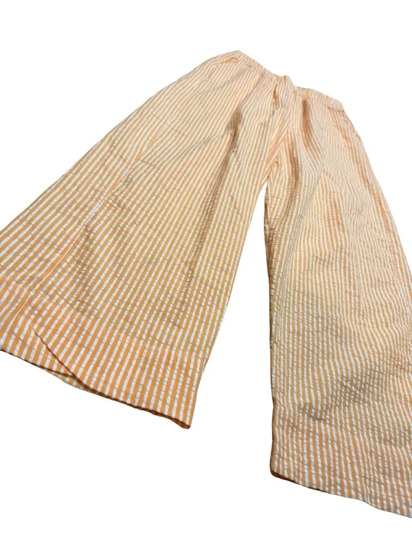 ✨ Daily Drills Seersucker Stripe Wide Leg Pants XS/S‎ ✨ - Image 3