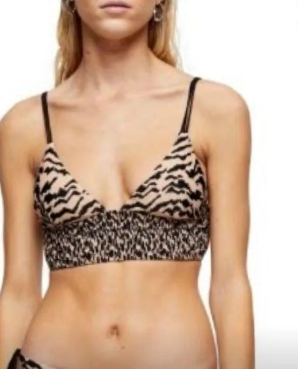 Zebra Bathing suit Top - Image 2