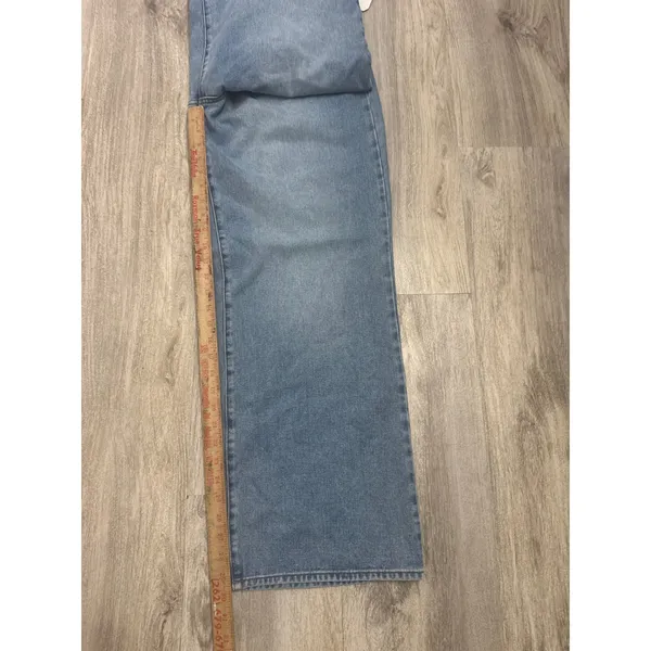 Billabong Rachel Low Waist Jeans Medium Indigo Fade Wide Leg Denim 31 NEW - Image 10