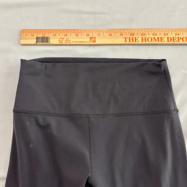 90 Degree by Reflex Womens High Waisted 7/8 Leggings Black Gray Yoga Pants - Image 4