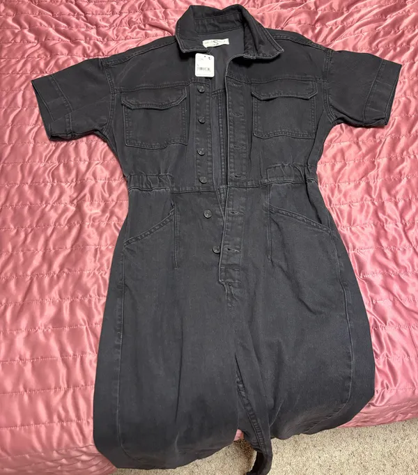 Free People Denim Romper - Image 5