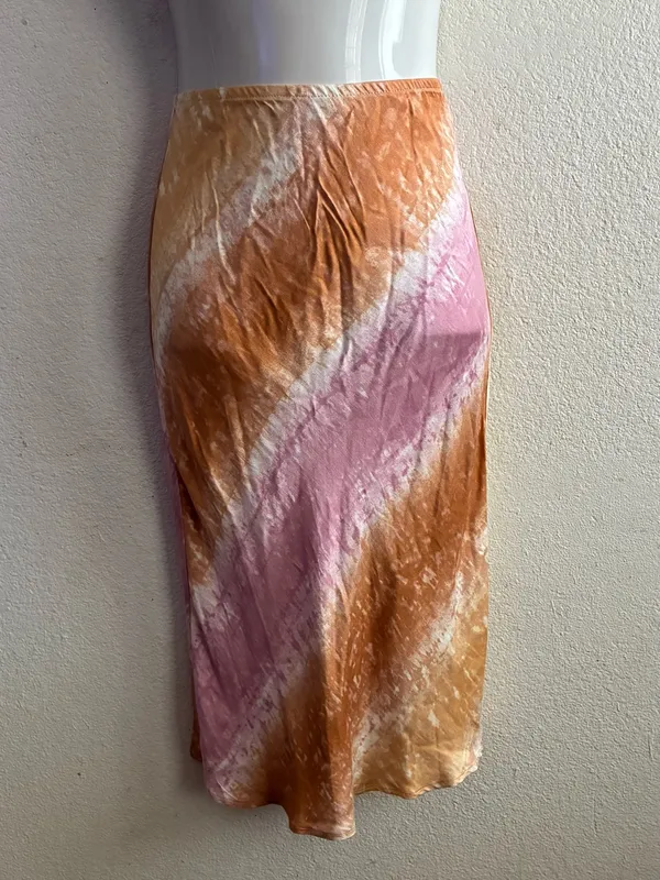 🆕love...ady Orange to Pink Ombre Mid Skirt XS🆕 - Image 3
