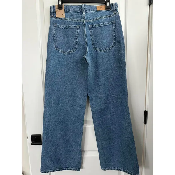 Pacsun Eco Medium Indigo Extreme Baggy Jeans NWT Parker Wrenlee Size 26 - Image 6