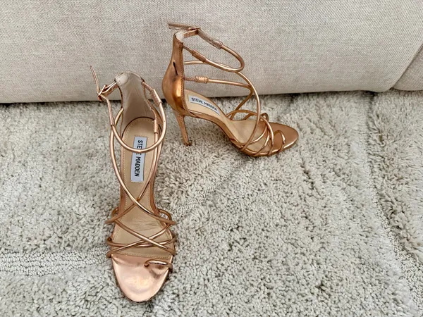 Steve Madden Rose Gold Heels - Image 3