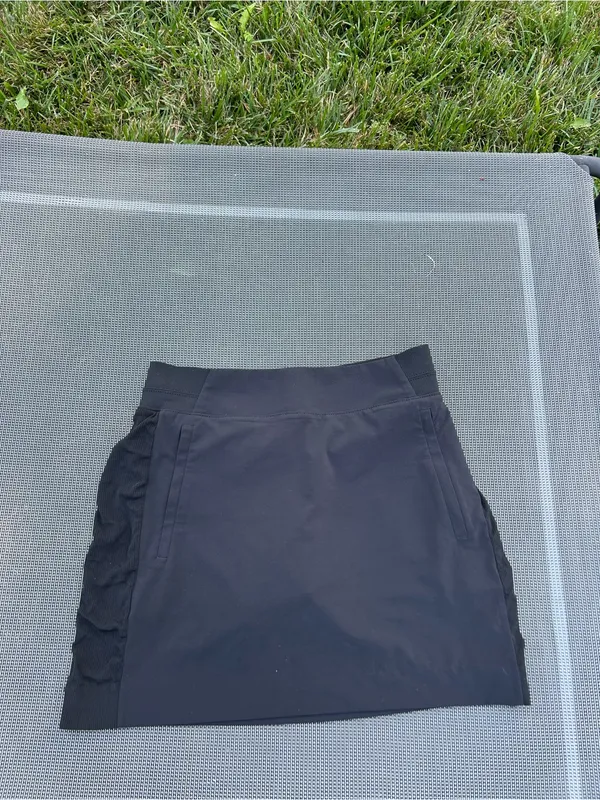 Athleta‎ Brooklyn Skort Skirt size 4 black sports tennis summer beach athletic - Image 2