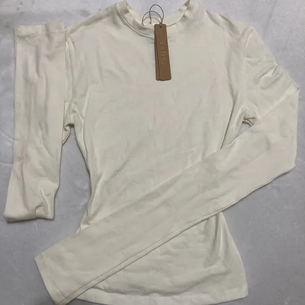 SKIMS Long Sleeve T-Shirt XXS - Image 2