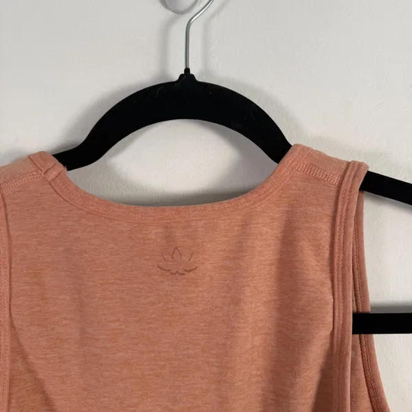 Beyond Yoga Tank Top Crop Peach Grey Colorblock Active Gym Womens Medium - Image 6