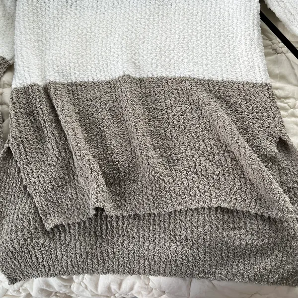 🔴 Oversized Bulk Colored Sweater Blue Size L - Image 4