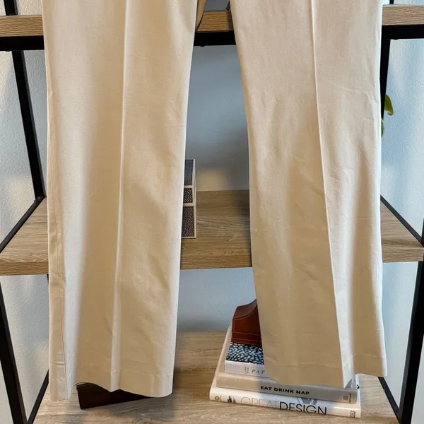 Banana Republic Harrison Cotton Mid-Rise Woven Career Dress Pant Trouser, 10 - Image 3