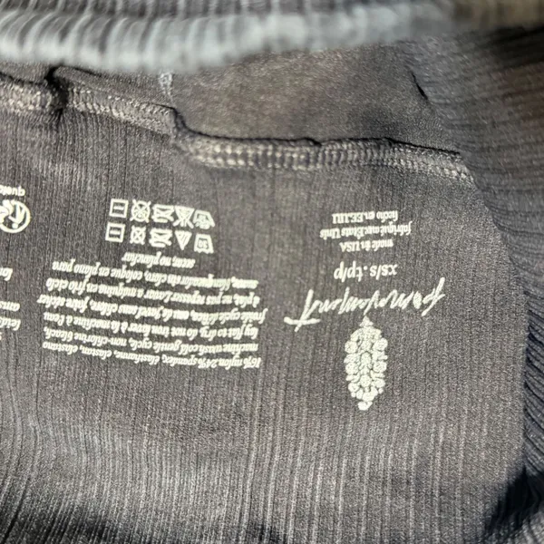 Free People Movement Good Karma Seamless Leggings Black Acid Wash XS/S - Image 8