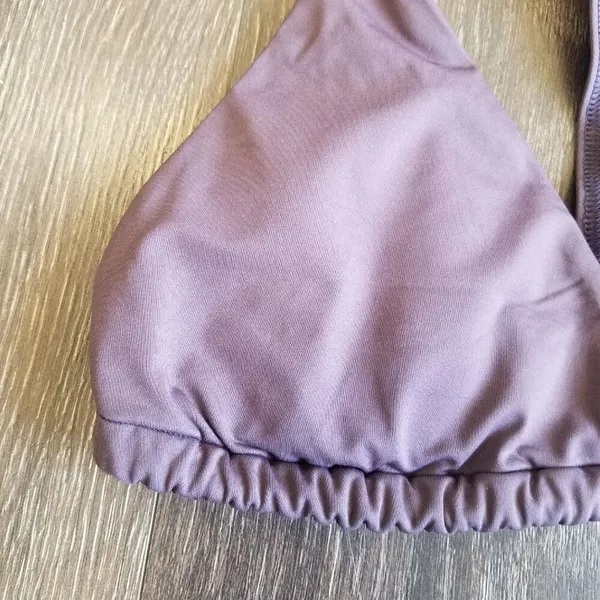 Source Unknown Two Piece Bikini w/ Bling Bottom Purple Size Large - Image 3