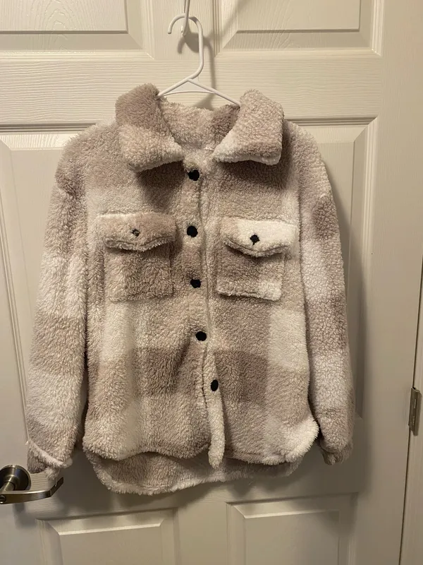 Fuzzy Jacket Gray - Image 2
