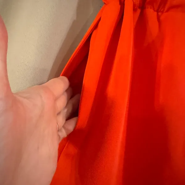 Women's Entro Orange/Red Shorts - Image 3
