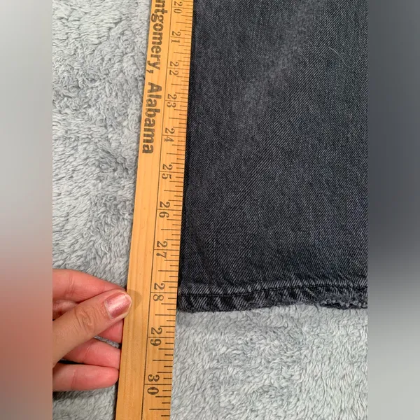 Agolde denim jeans 90’s jean black 27 distressed - Image 4