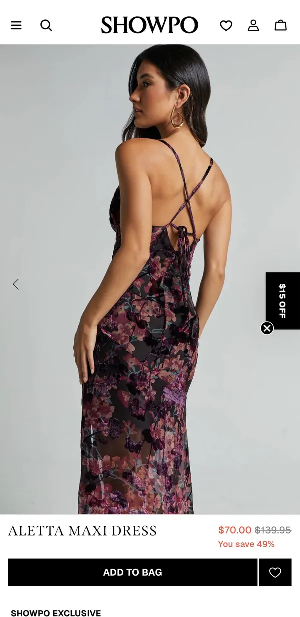 Maxi Dress Showpo Floral - Image 2