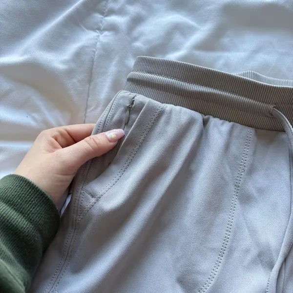 RACHEL ZOE‎ Womens Size XS Relaxed Fit Mid Rise Stretch Jogges Pants Gray Sweats - Image 4