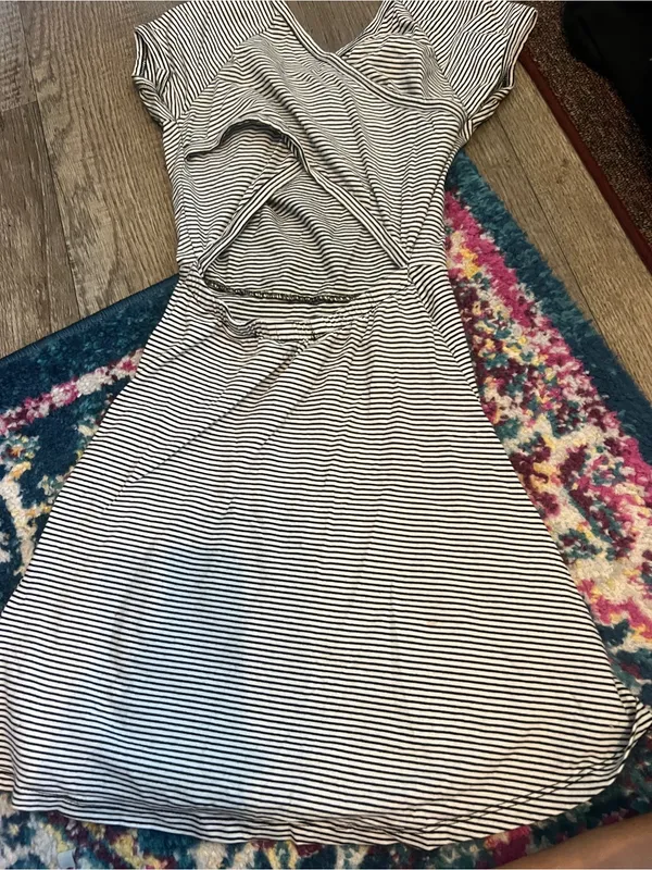 Brandy Melville black and white skater dress - Image 9