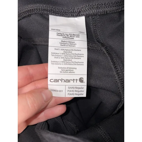 Carhartt Force Fitted Lightweight Utility Leggings Black Womens Small‎ - Image 6