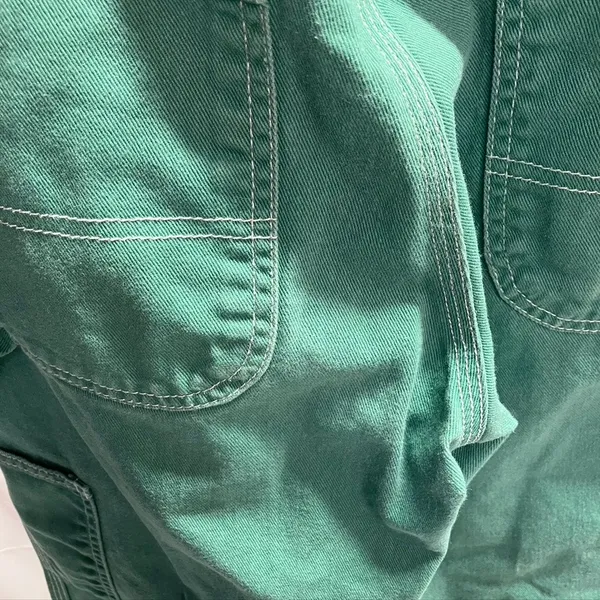 Dickies Carpenter‎ Pants Juniors 1/25 Green Cargo Utility Grunge Mid-Rise - Image 11