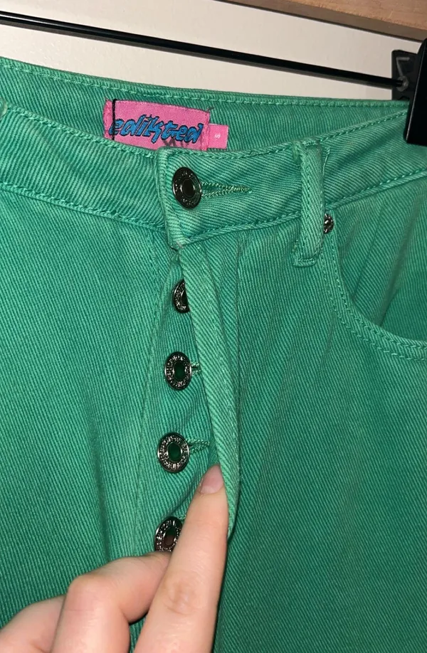 Edikted Green Jeans - Image 2