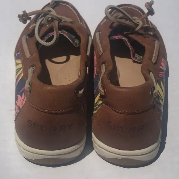 Sperry Top Sider with Floral Print‎ Shoes Size 6.5 - Image 11