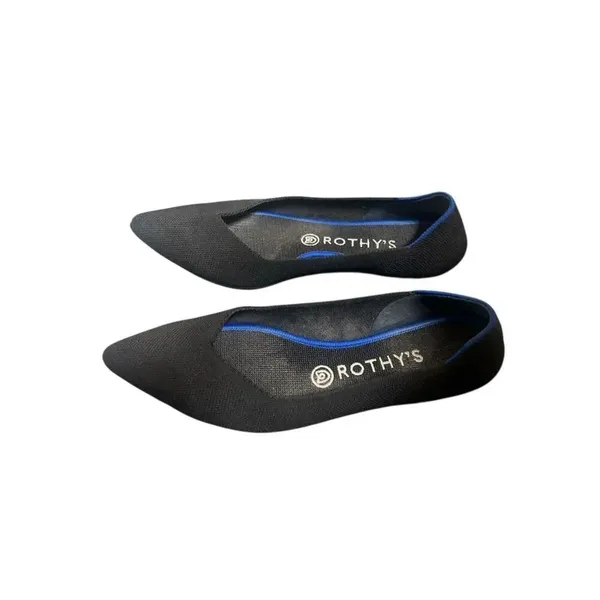 ✨Rothy’s Women's The Point II Black Sz 9 Flats✨ - Image 6