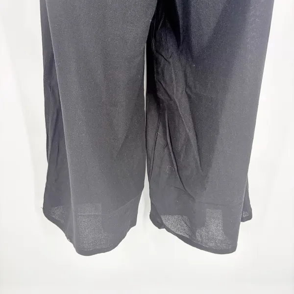 Hunter & Brown Linen Blend Womens Jumpsuit Sz L Lagenlook Boho Artsy Wide Leg - Image 9