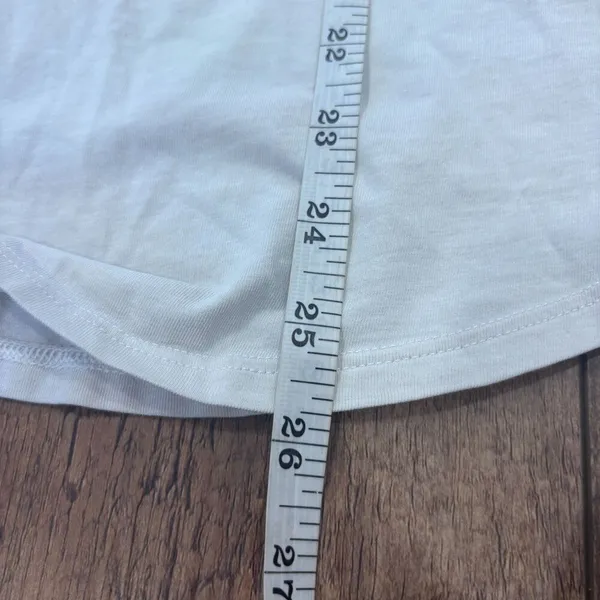 Lululemon Love Tank *Pleated Light Gray/White Women's 4 Athletic Racerback READ - Image 6