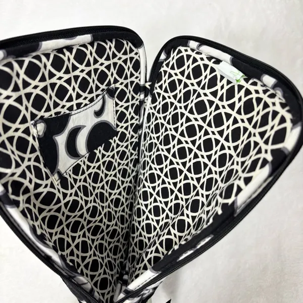 Vera Bradley Night & Day Black and White Floral‎ Quilted Tablet Sleeve - Image 3
