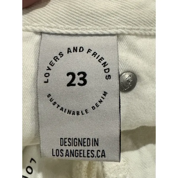 Lovers and Friends Jack High‎ Rise Cut Off Shorts Geneva Size 23 - Image 5
