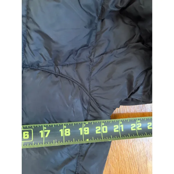 The North Face 600 Down Puffer Jacket Black Removable Hood Women Medium RN 61661 - Image 6