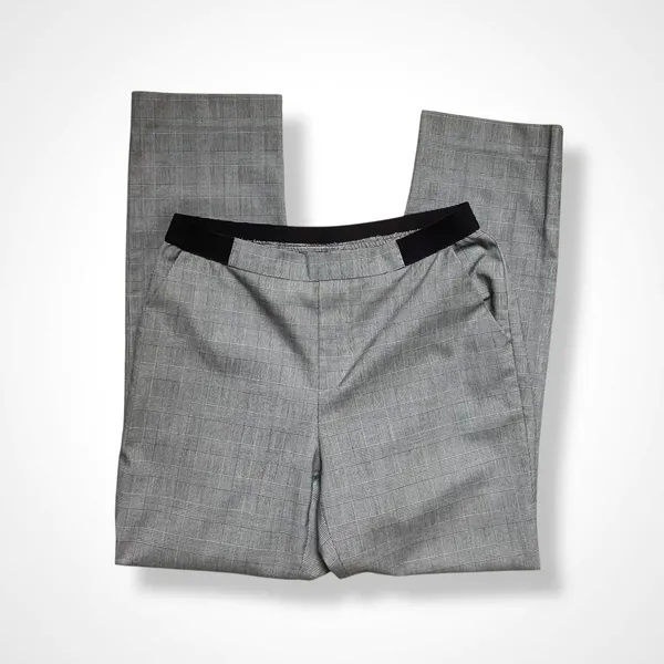 Uniqlo Smart Style Pants in Glen Check Plaid - Image 5