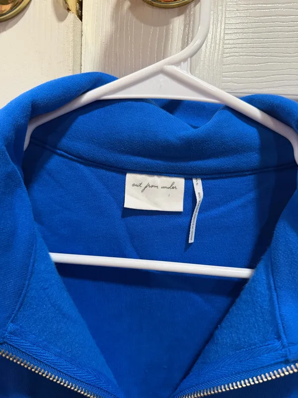 Urban Outfitters Out From Under Take It Easy Cropped Quarter Zip Pullover - Image 3