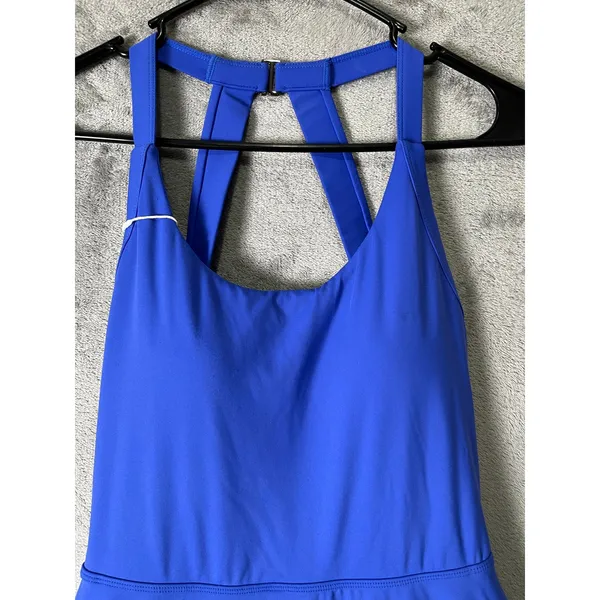 Halara Backless Fit & Flare Active Dress Built In Shorts Tennis Dress M Long New - Image 2