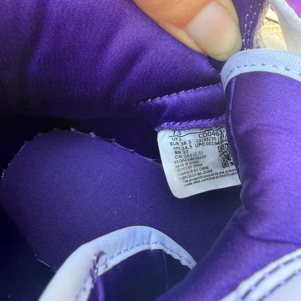 Nike Air Jordan 1 High OG “Court Purple” High Top Sneakers - Image 9
