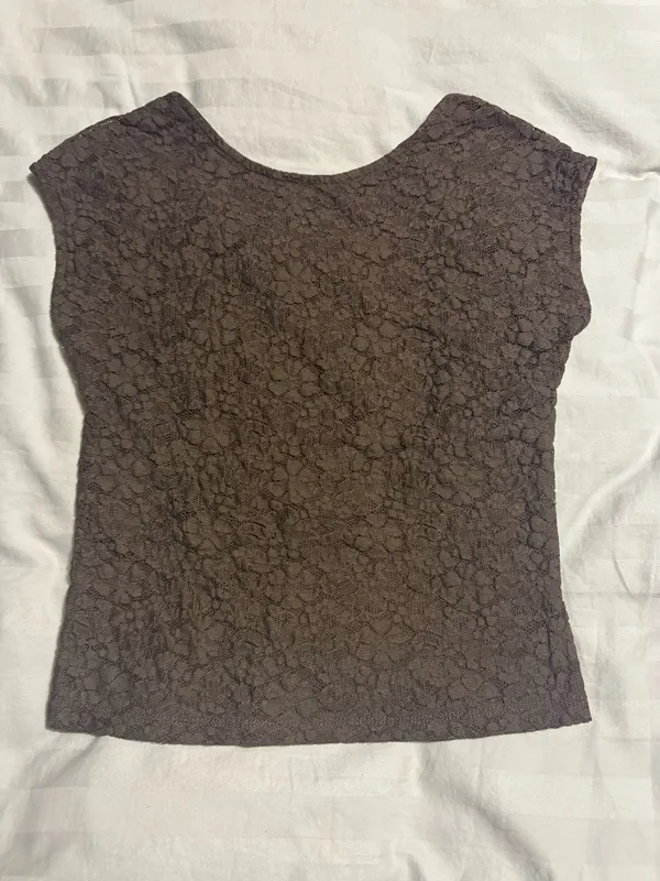 Blenca Backless Top Brown Size L - Image 2
