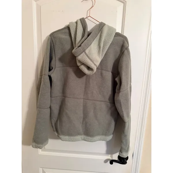 Patagonia Synchilla‎ Fleece Hoodie Womens M Sage Green Made in USA Excellent - Image 5