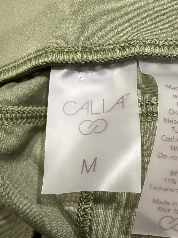 Calia Green High Rise Joggers Size M - Image 6