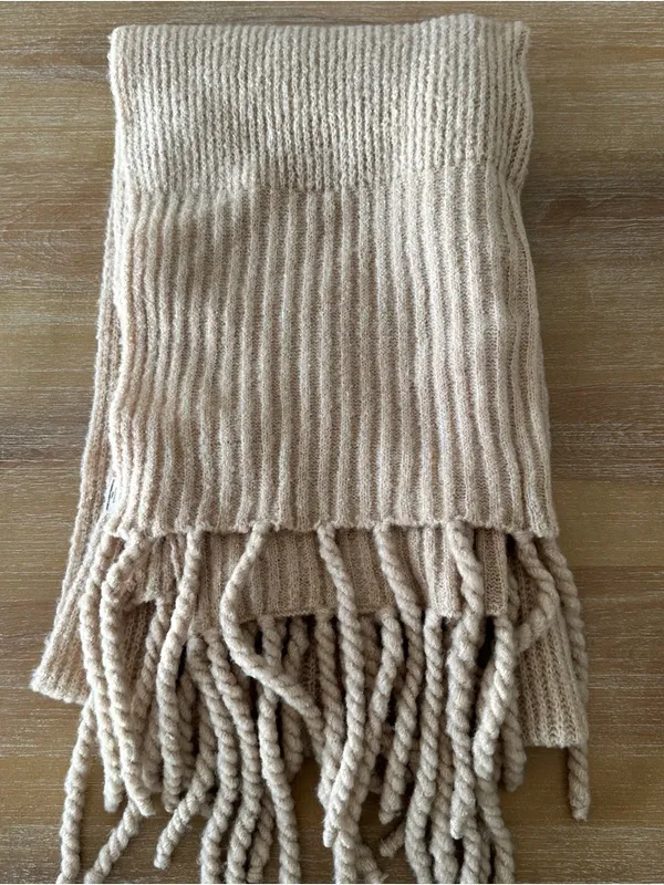 Free People Chunky Knit Scarf - Image 4