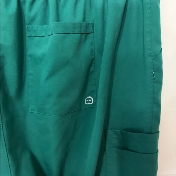 FIGS WINK scrub set green‎ straight leg pocket top XL women’s - Image 5