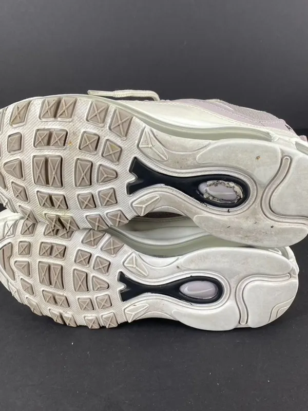 Nike Air Max 98 Summit White Violet Ash Gray Sneakers Size 7.5 - Image 9