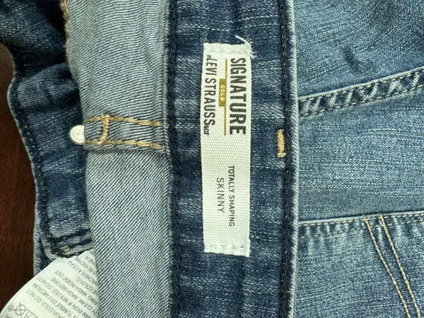 Totally Shaping Skinny Denim Jeans Size 10S - Image 4
